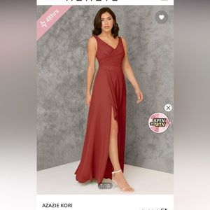 AZAZIE KORI A10
A-Line Pleated Chiffon Floor-Length Dress